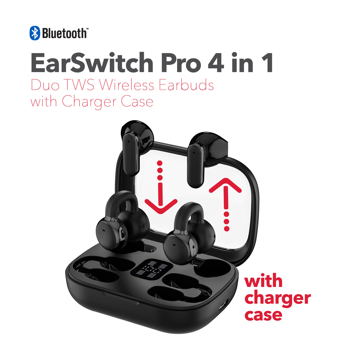RCA TUNE-20 True Wireless Earbuds with Dual Pair Design