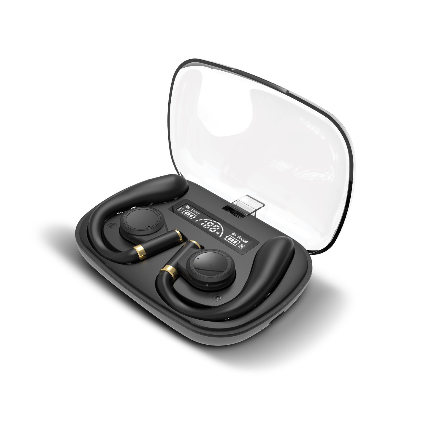 RCA Wave-68 True Wireless Earbuds, 20H Playtime, Hi-Res Audio, Big Bass