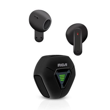 RCA Wave-78 True Wireless Earbuds, 20H Playtime, Hi-Res Audio, Big Bass