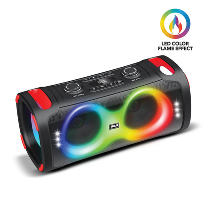 RCA BEAT-206 Portable Bluetooth Speaker Wireless Karaoke Speaker with Mic & RGB Light