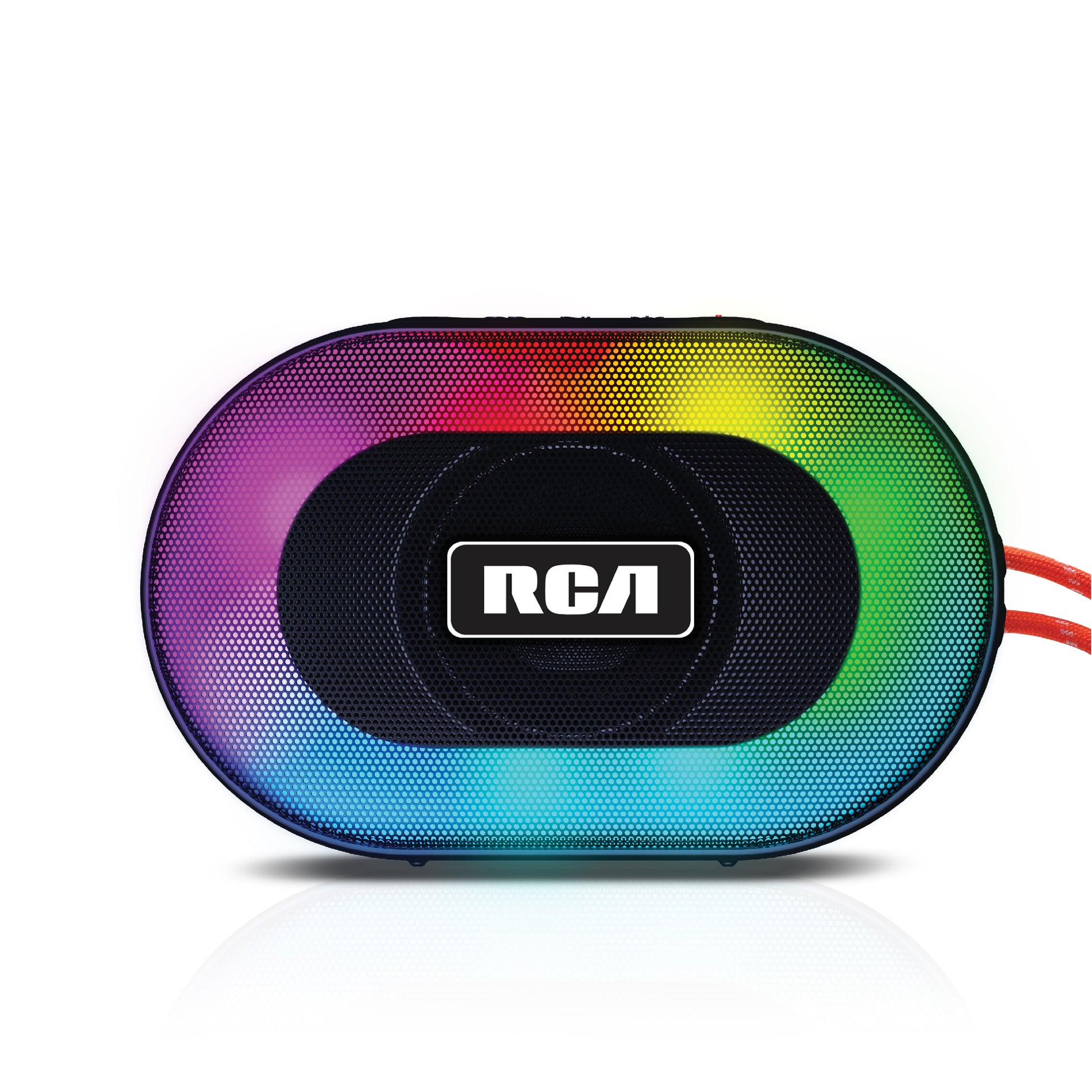 RCA IP5 Disco-101 Water-Resistant Bluetooth Speaker with LED Mode