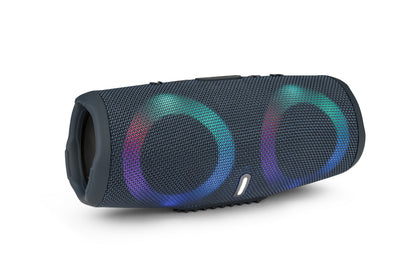 TOPTECH KL-5 Party Speaker with Dual 3” Woofers, Karaoke Mic, and Disco Lights