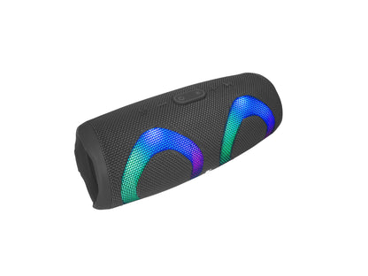 TOPTECH KL-5 Party Speaker with Dual 3” Woofers, Karaoke Mic, and Disco Lights