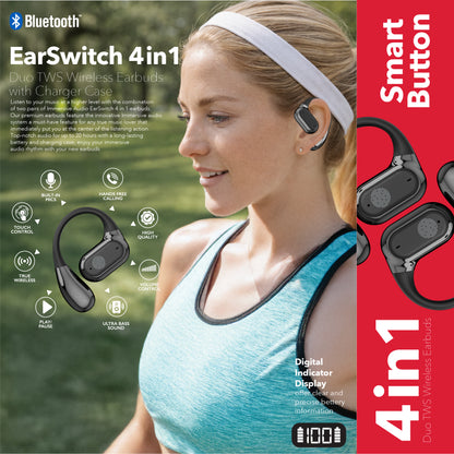 RCA TUNE-22 True Wireless Earbuds with Dual Pair Design