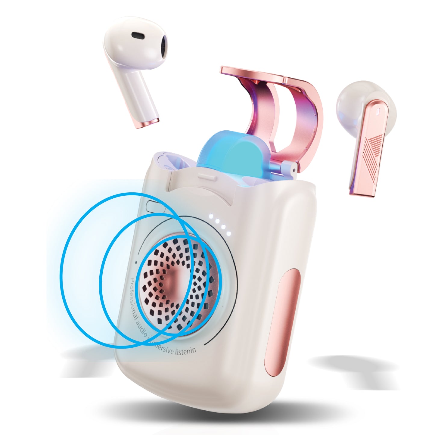 RCA TUNE-98 2-in-1 Bluetooth Speaker with Built-In True Wireless Earbuds