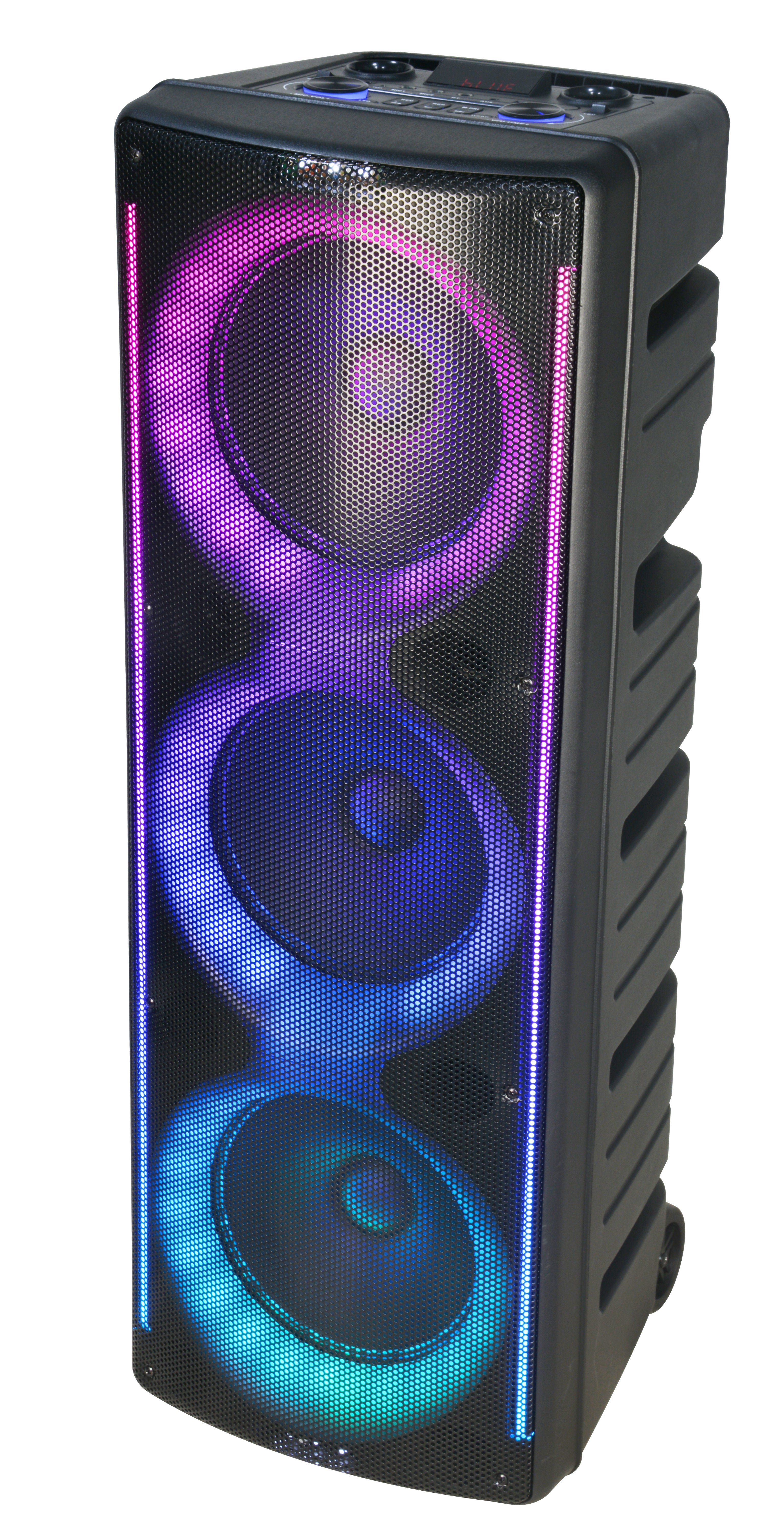 Speaker with deals lights on top