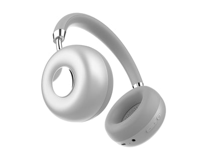 RCA WAVE-50 Wireless Over-Ear Headphones with Built-In Mic, Voice Assistant & 90° Rotating Ear Cups
