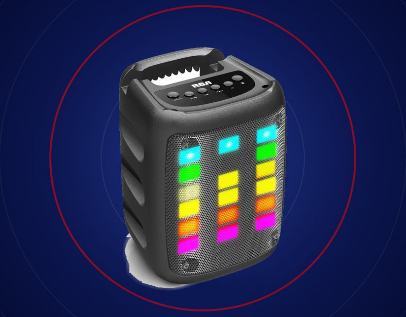 Neon color that follows the beat.