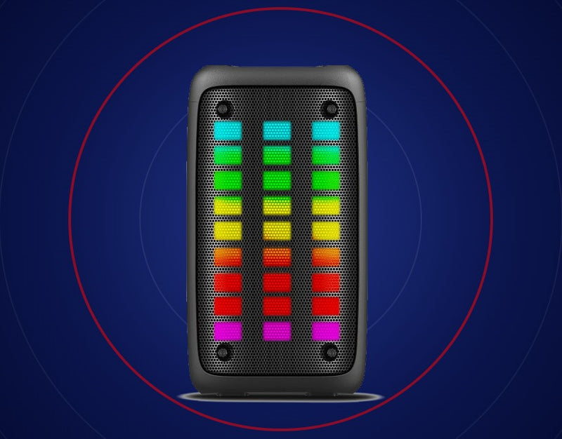 Color that keeps time with the music.