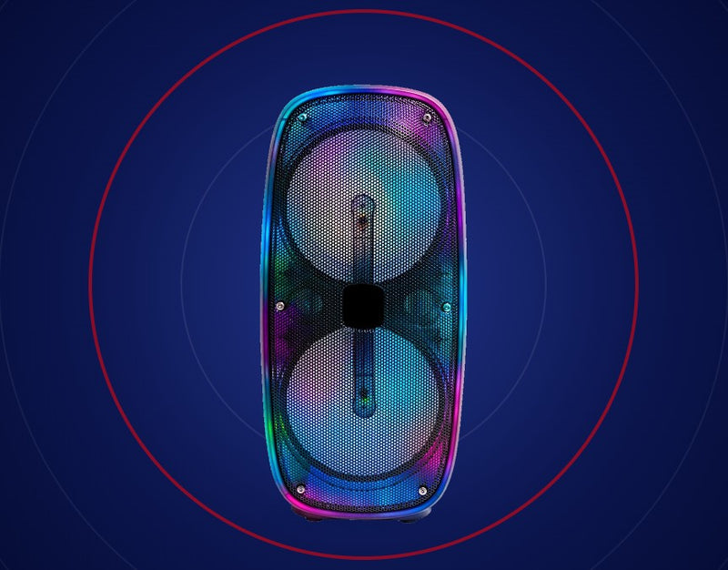 Transparent RGB that puts the glow inside the cabinet.