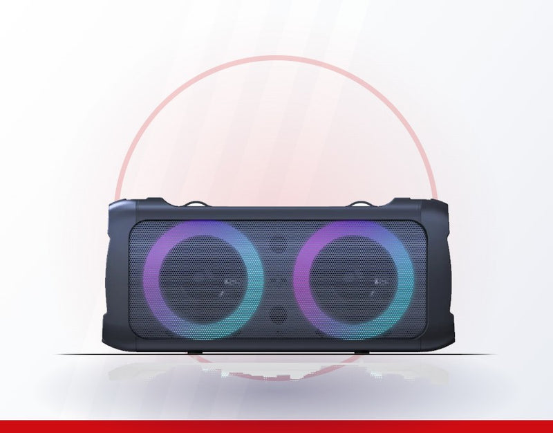 Dual 6.5-inch drivers with deep low end.