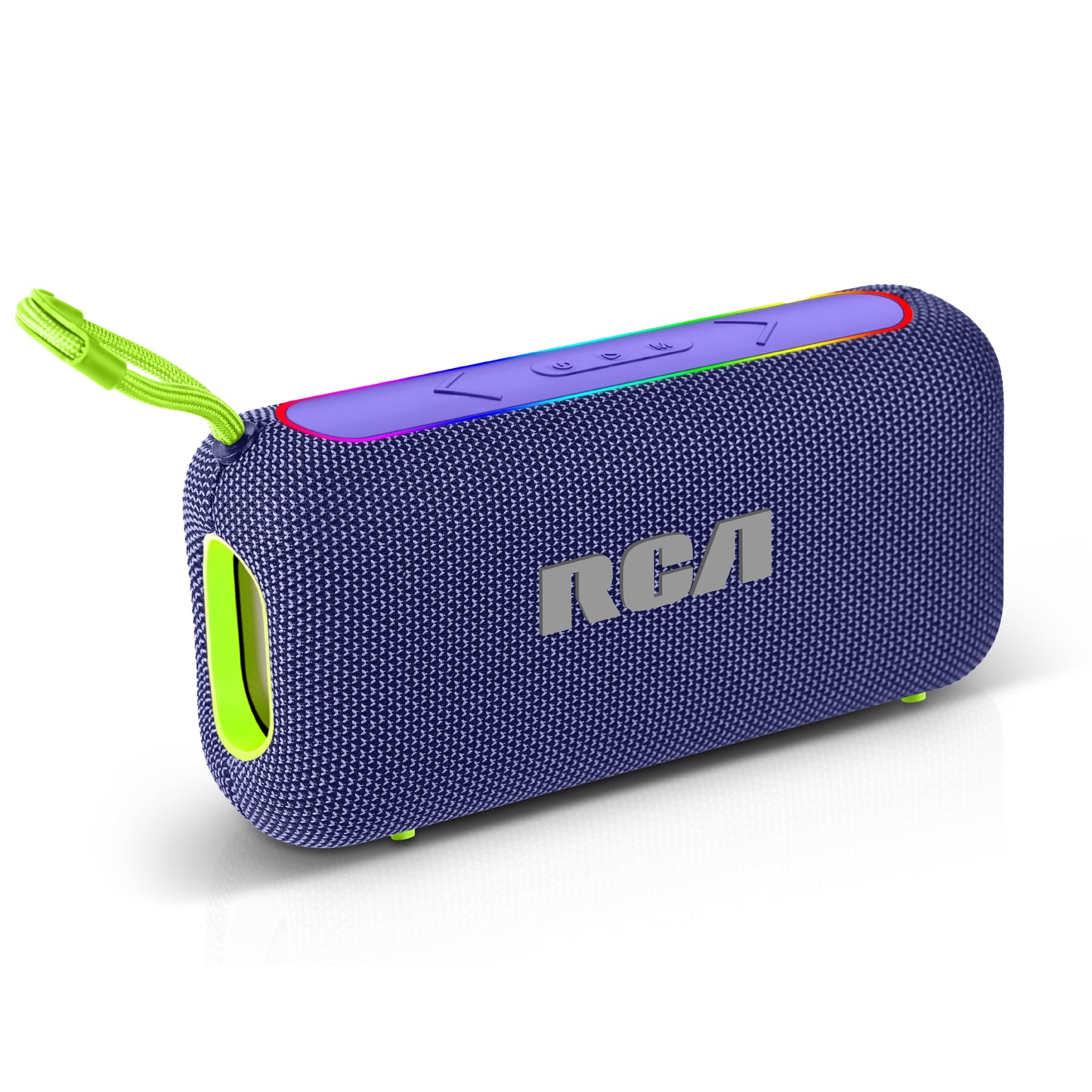 RCA BEAT-44 10W Portable Bluetooth Speaker with Dual Woofers & RGB Lights
