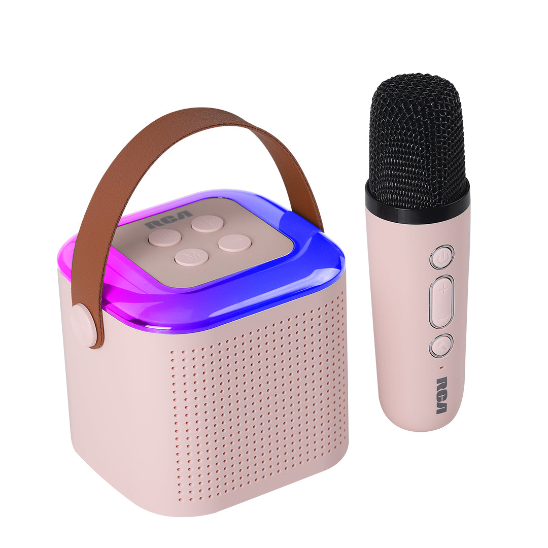 RCA Disco-105 Bluetooth Speaker with Wireless Mic, Echo Effect & 1200mAh Battery