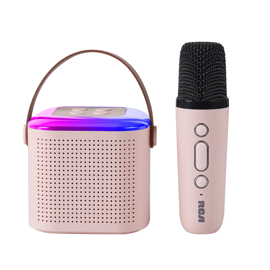 RCA Disco-105 Bluetooth Speaker with Wireless Mic, Echo Effect & 1200mAh Battery