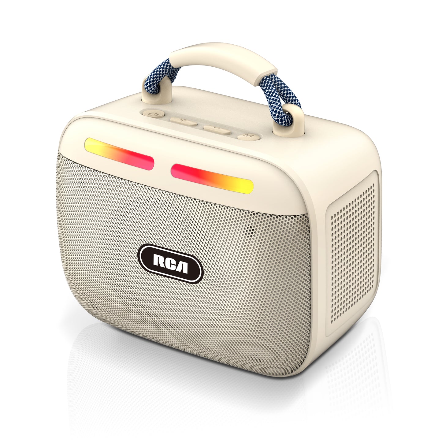 RCA FLEX-30 Portable Bluetooth Speaker with RGB Lights & 100-Min Playback