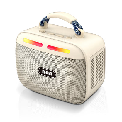 RCA FLEX-30 Portable Bluetooth Speaker with RGB Lights & 100-Min Playback