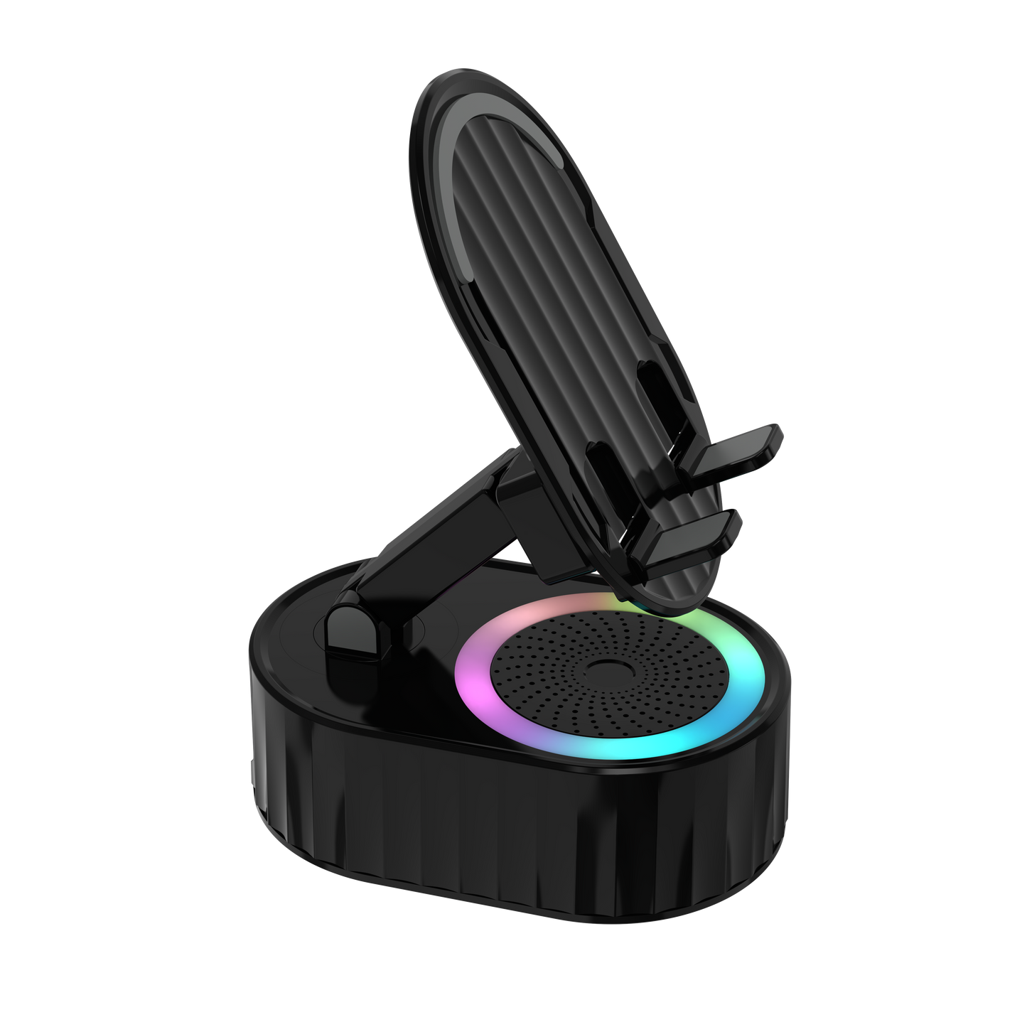 TOPTECH S50BT Bluetooth Speaker with 360° Phone Holder, Wireless Induction & RGB Lights