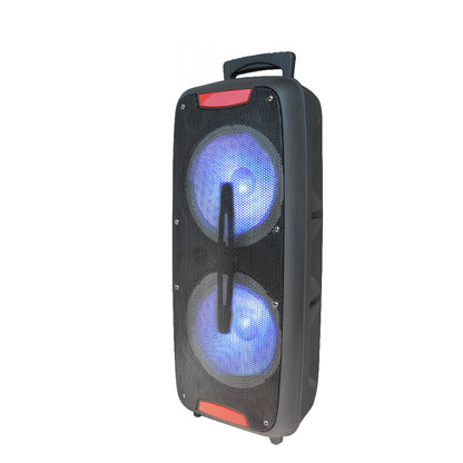 TOPTECH AL-210 Portable 2x8" Party Speaker with Dynamic Lights, 2500W, Bluetooth