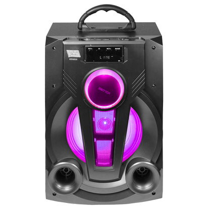 600 Watts Fully Powered Portable Multimedia Speaker with USB/SD & FM Radio