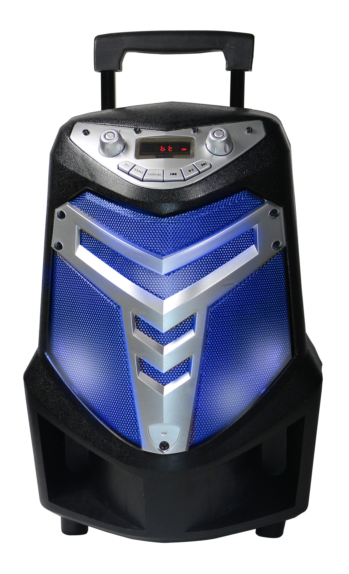 Fully AmplifiedPortable 1200 WattsPeak Power 6.5” Speaker with led light
