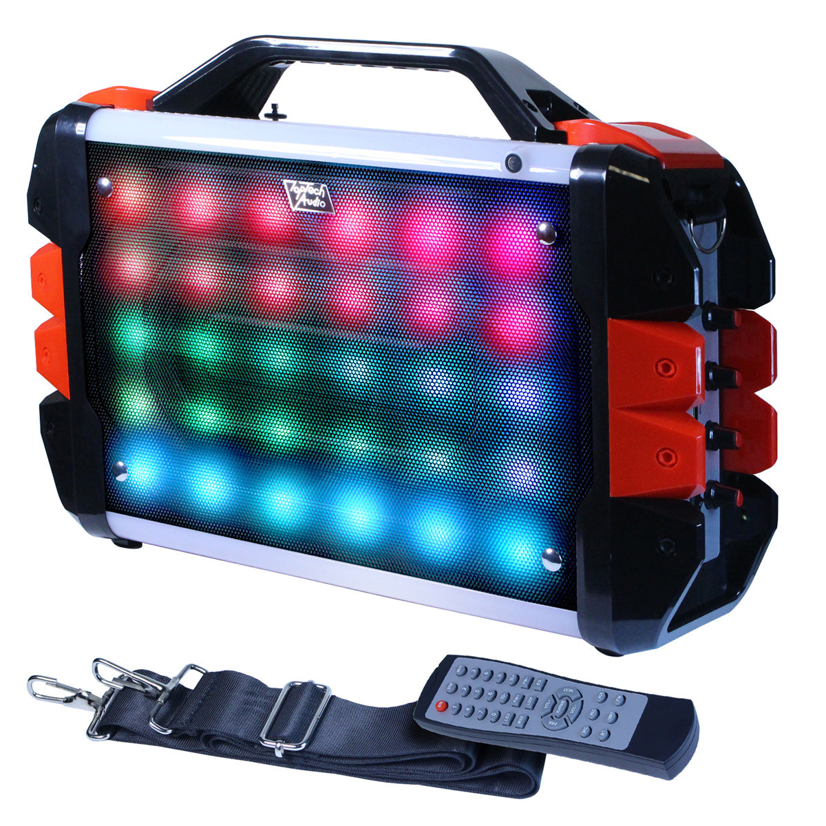 Fully Amplified Portable 1000 Watts Peak Power 6.5” Speaker with led light