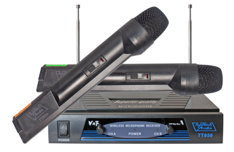 Double Wireless DYNAMIC Professional Microphone