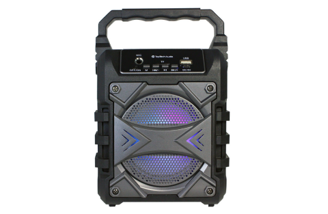 Top Tech Audio Fully Amplified Portable 500 Watts Peak Power 4” Speaker
