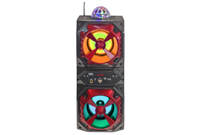 Fully Powered 800 Watts Portable Multimedia Speaker with DISCO BALL