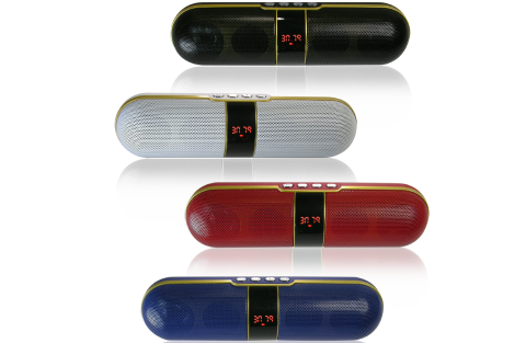 Portable Rechargeable Bluetooth Speaker With FM/USb/Micro-SD