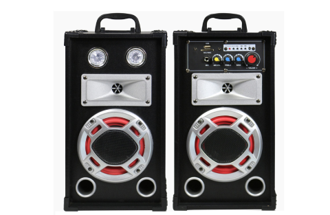Fully amplified 1200 watts Peak Power 5” Speaker SET