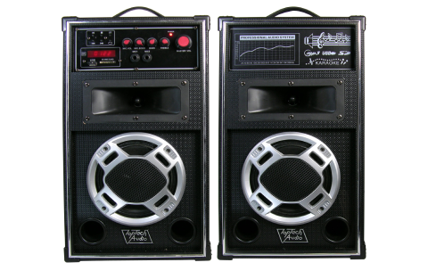 Fully amplified 1200 watts Peak Power 6.5” Speaker SET