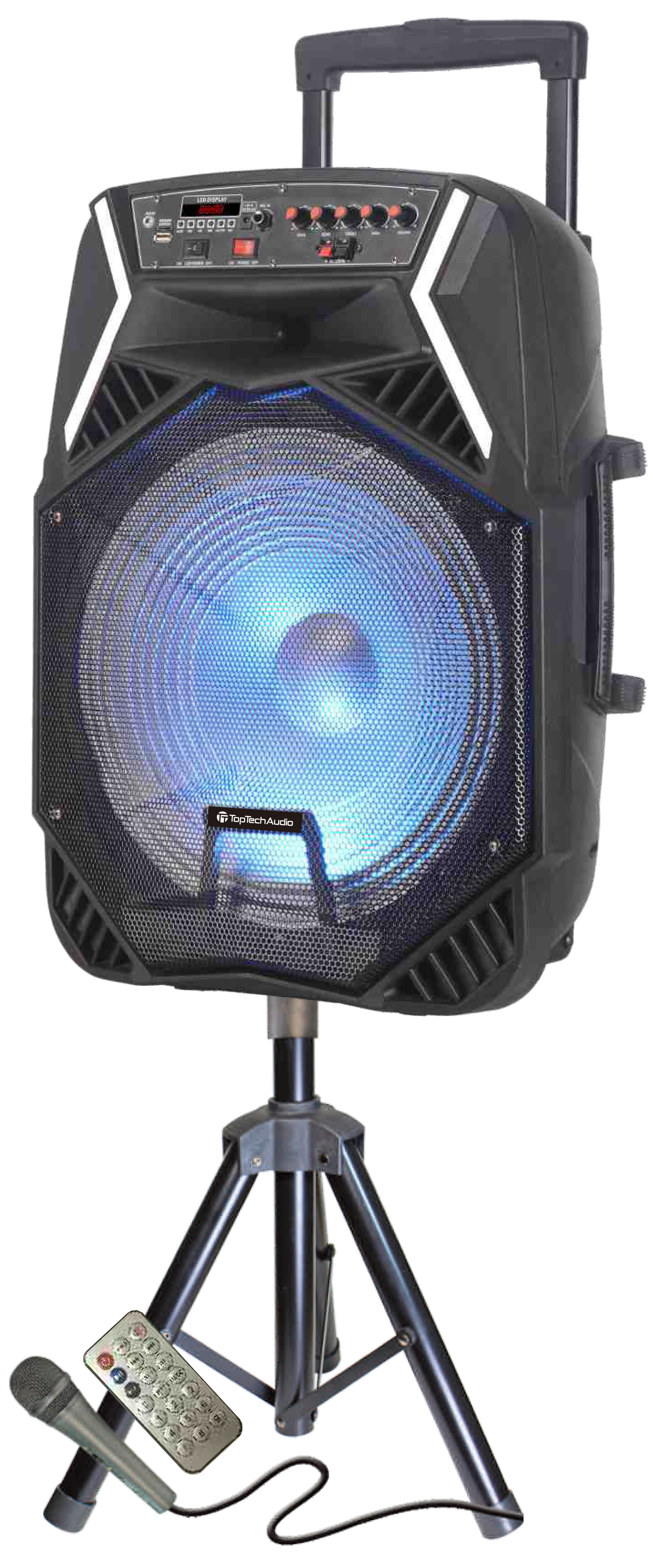 ROCK -15 Fully Amplified Portable 6000 Watts Peak Power 15” Speaker
