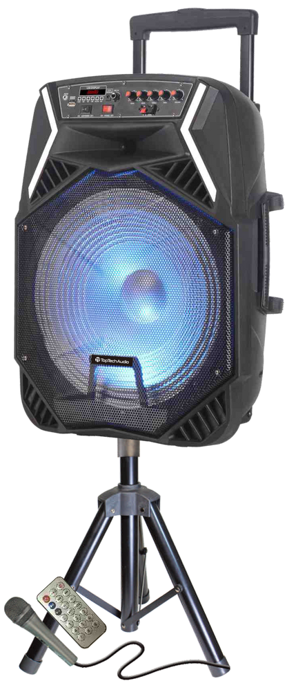 ROCK -15 Fully Amplified Portable 6000 Watts Peak Power 15” Speaker