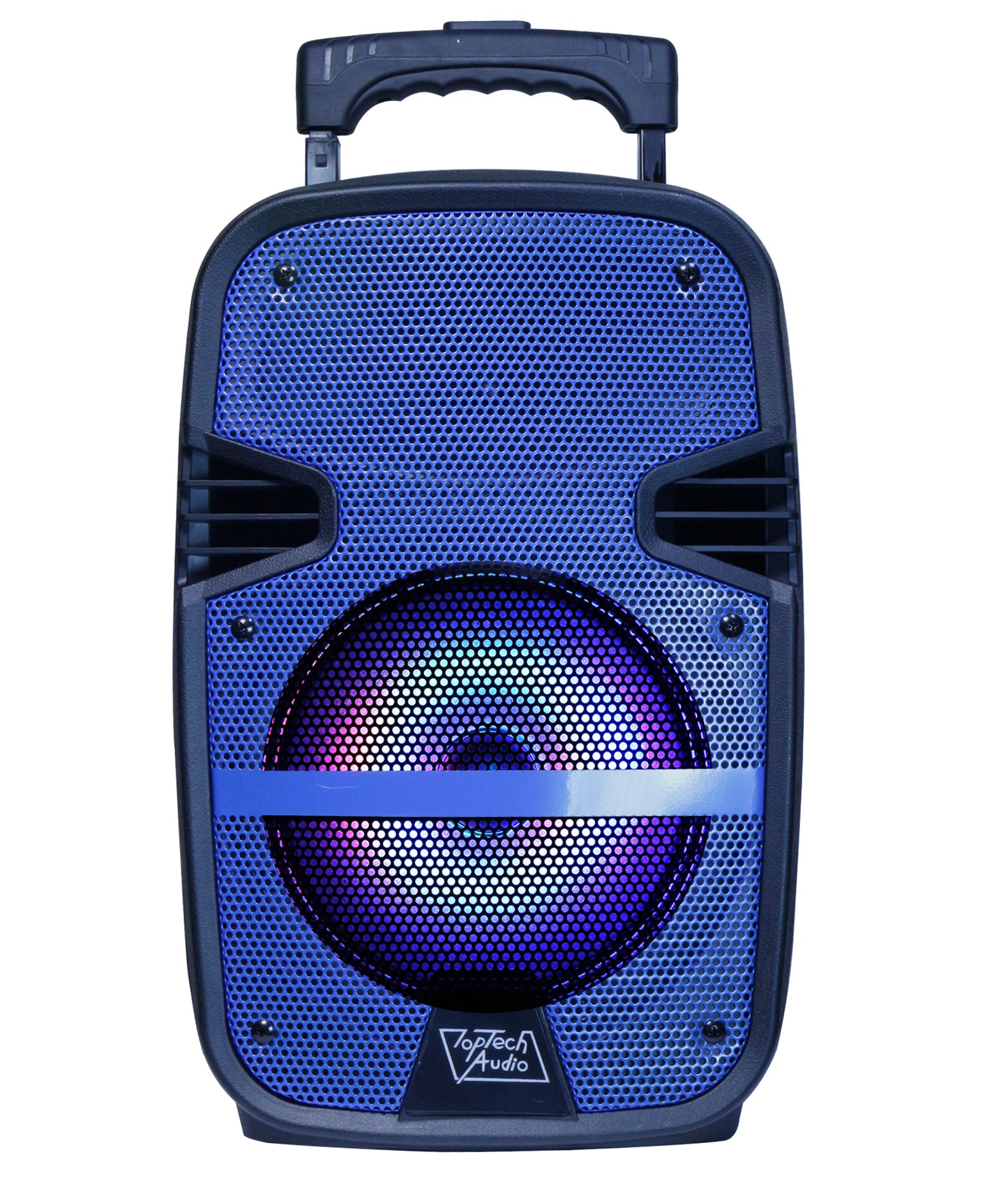 TOPTECH SPIKE-8 Portable Bluetooth Speaker with Disco Ball & Wired Mic, 1600W