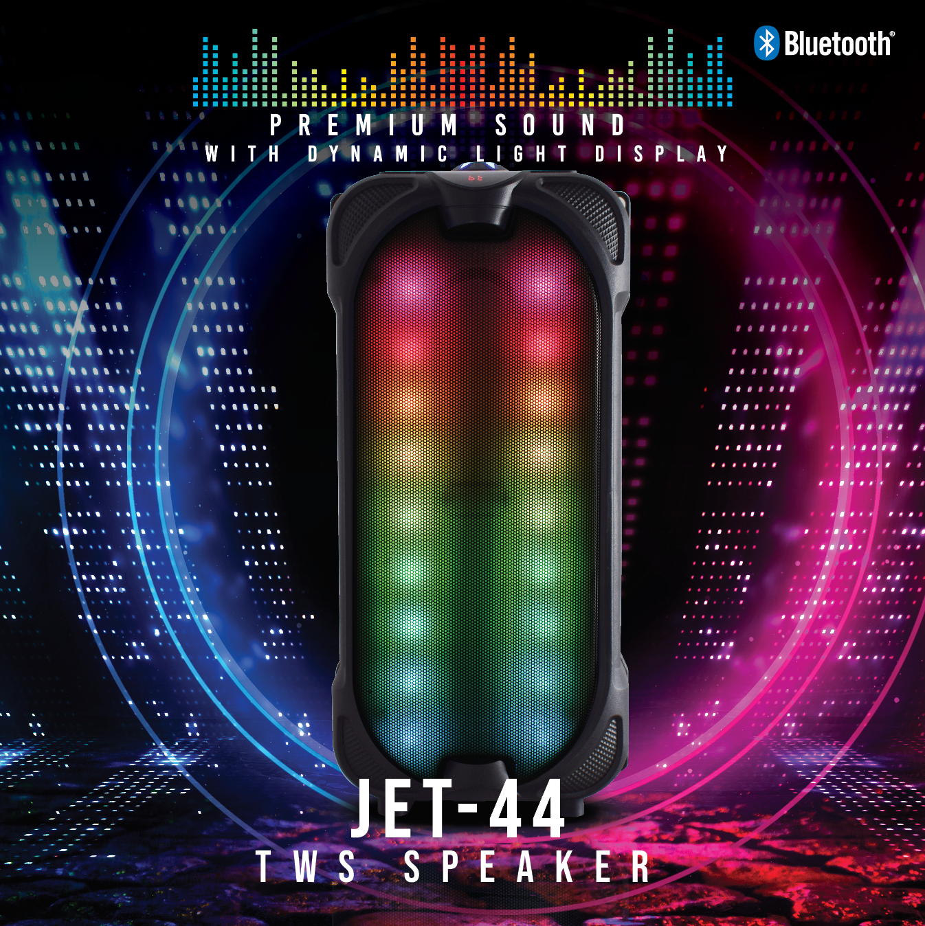 JET-44 Party Speaker with Flame Effect