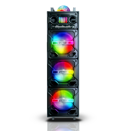 TOPTECH Star-310 Bluetooth Party Speakers with Disco Lights & Wireless Microphone