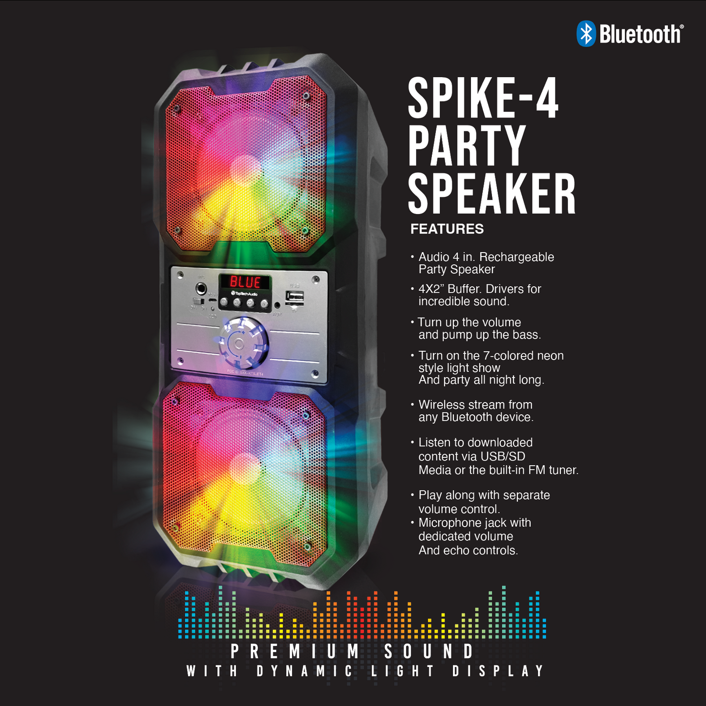 SPIKE-4 Party Speaker