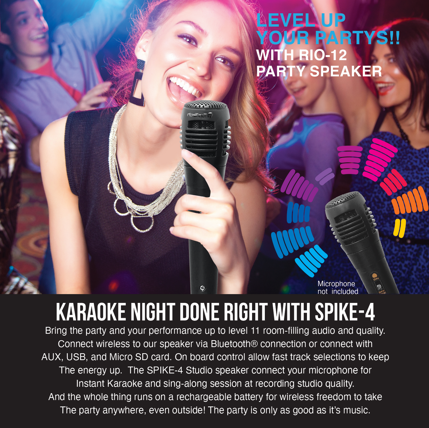 SPIKE-4 Party Speaker