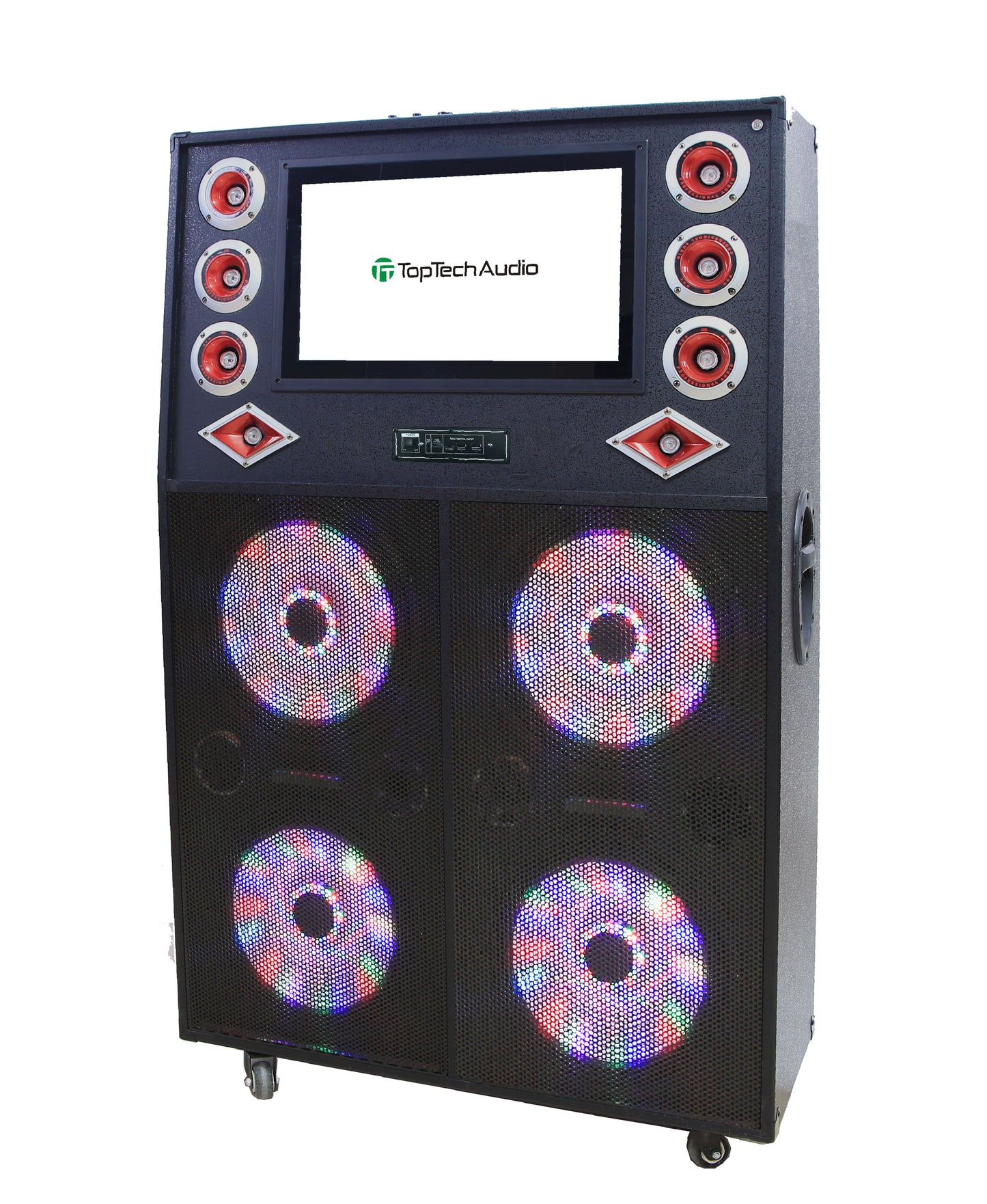 Fully Amplified Multimedia 18000 Watts Peak Power 4x12” Speaker