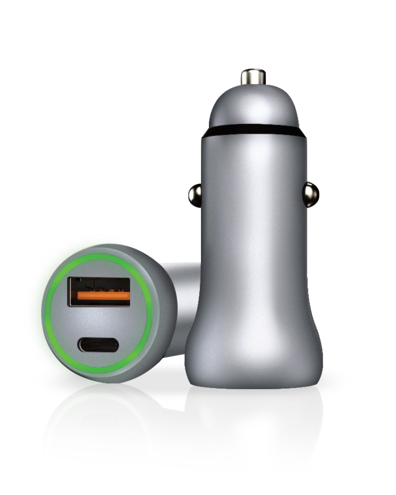 Dual Car Charger Type C